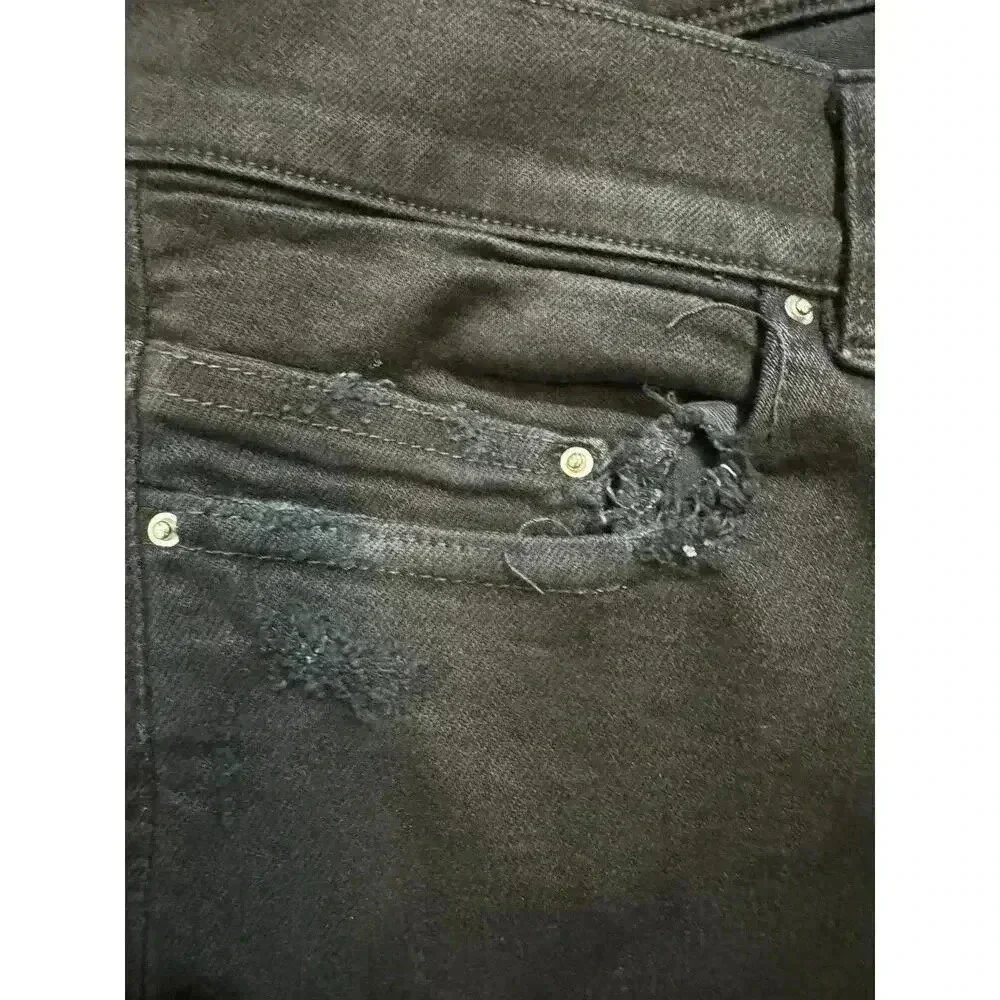 Amiri Leather Patch MX1 Distressed Jeans